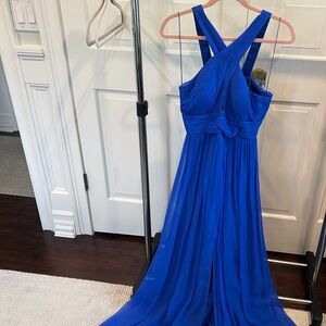 Aidan Mattox Royal Blue Prom Dress